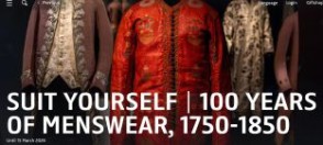 Suit Yourself | 100 years of menswear, 1750-1850 Bild 1